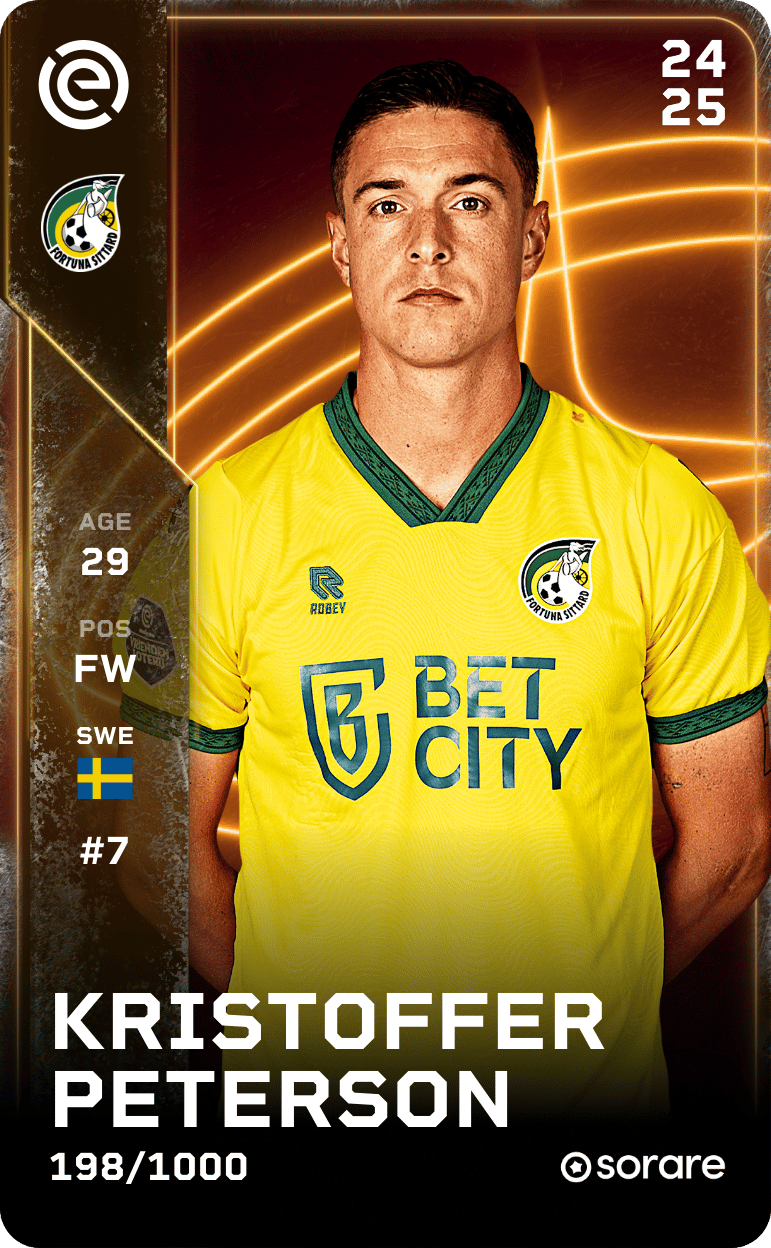 Kristoffer Peterson 2024-25 • Limited 198/1000