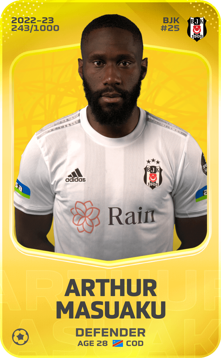 Arthur Masuaku 2022-23 • Limited 243/1000