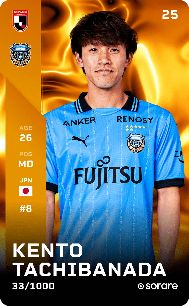 Kento Tachibanada 2025-26 • Limited 33/1000
