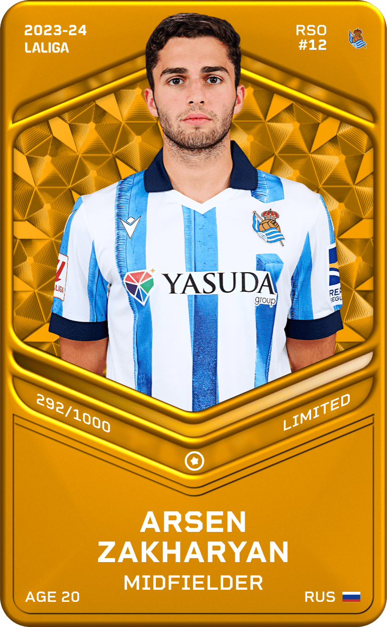 Arsen Zakharyan 2023-24 • Limited 292/1000