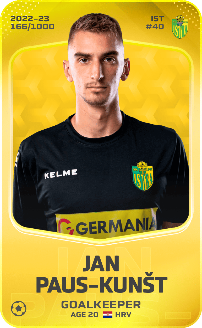 Jan Paus-Kunšt 2022-23 • Limited 166/1000