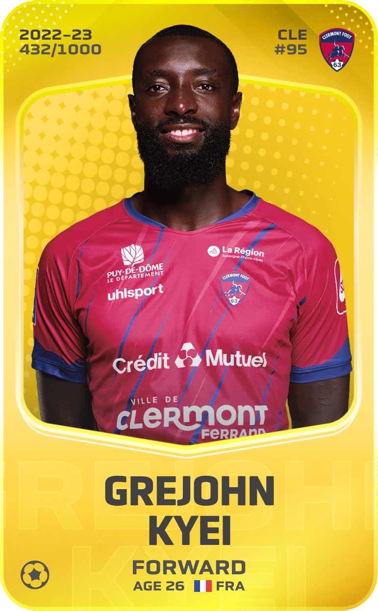 Grejohn Kyei 2022-23 • Limited 432/1000