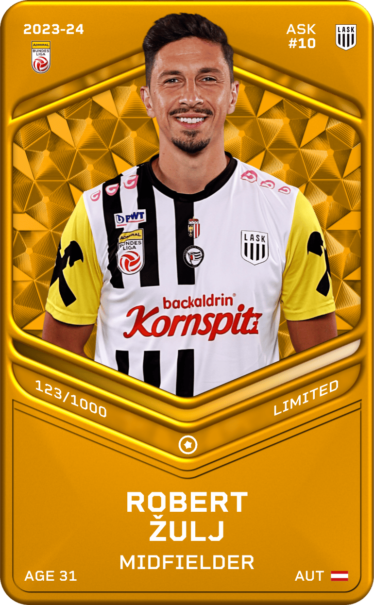 Robert Žulj 2023-24 • Limited 123/1000