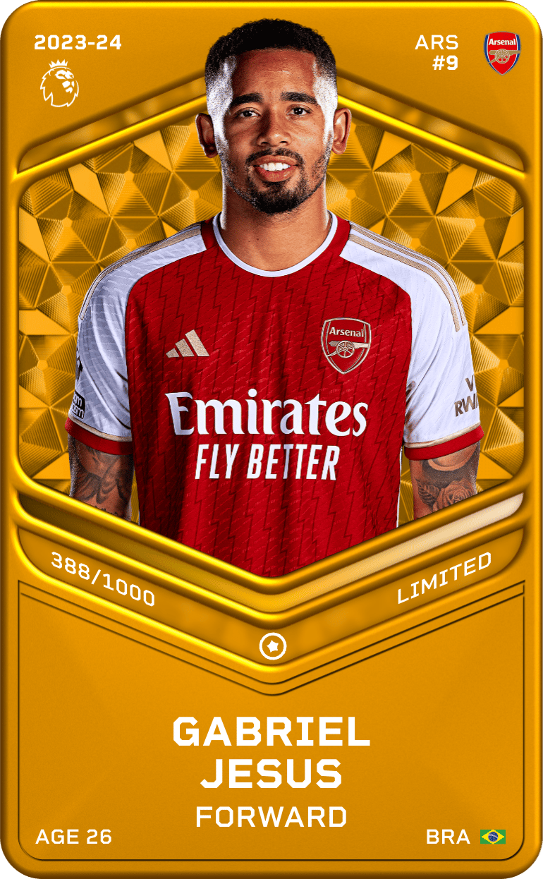 Gabriel Jesus 2023-24 • Limited 388/1000