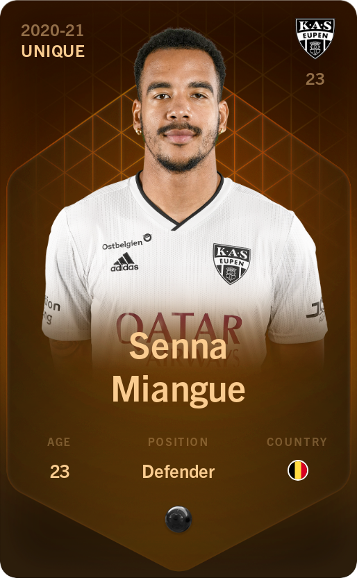 Sorare - Sorare Official - Senna Miangue 2020-21 • Unique - NFT # 45126910558558807342265999648528190786995577798597677974381204745323792791607