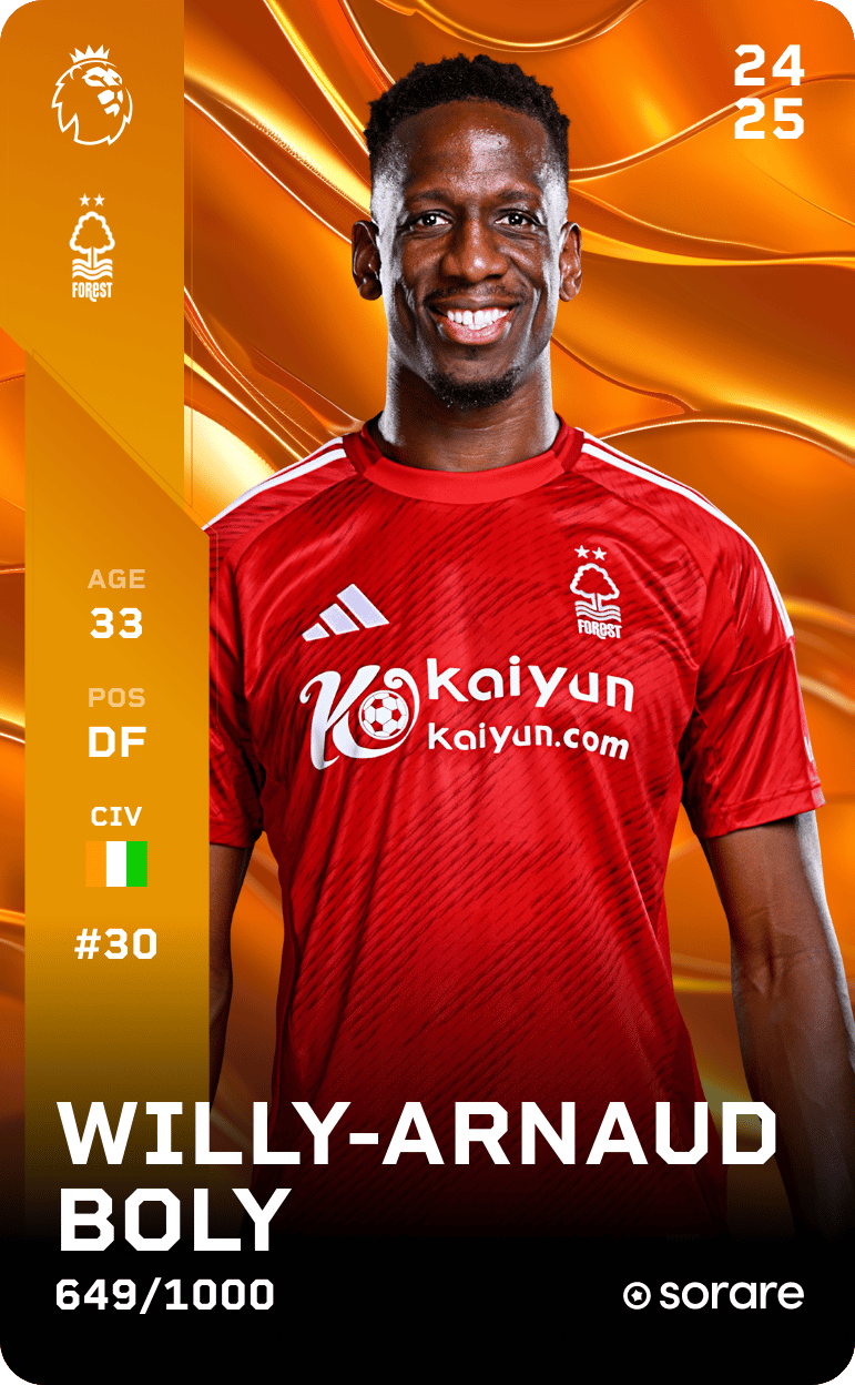 Willy-Arnaud Boly 2024-25 • Limited 649/1000