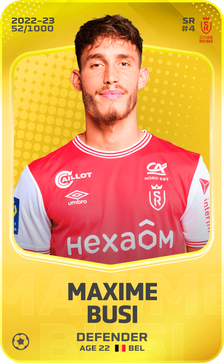 Maxime Busi 2022-23 • Limited 52/1000