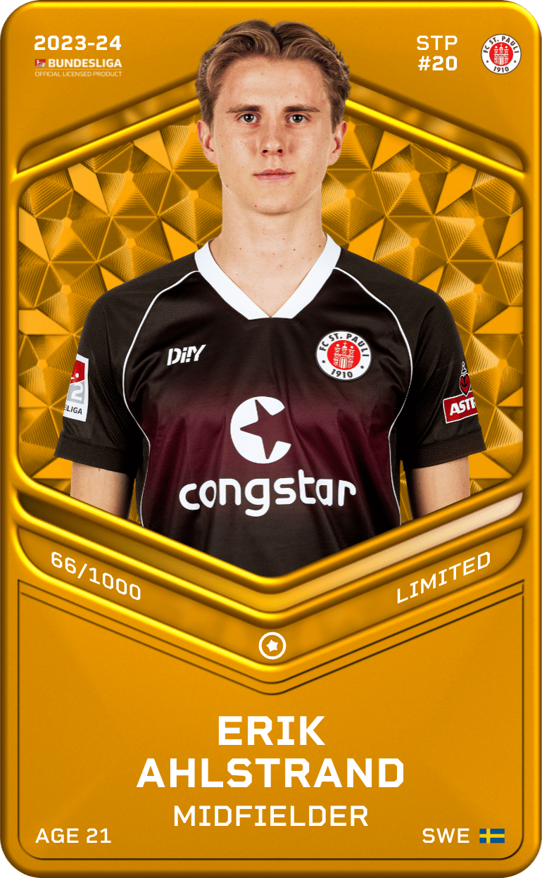 Erik Ahlstrand 2023-24 • Limited 66/1000