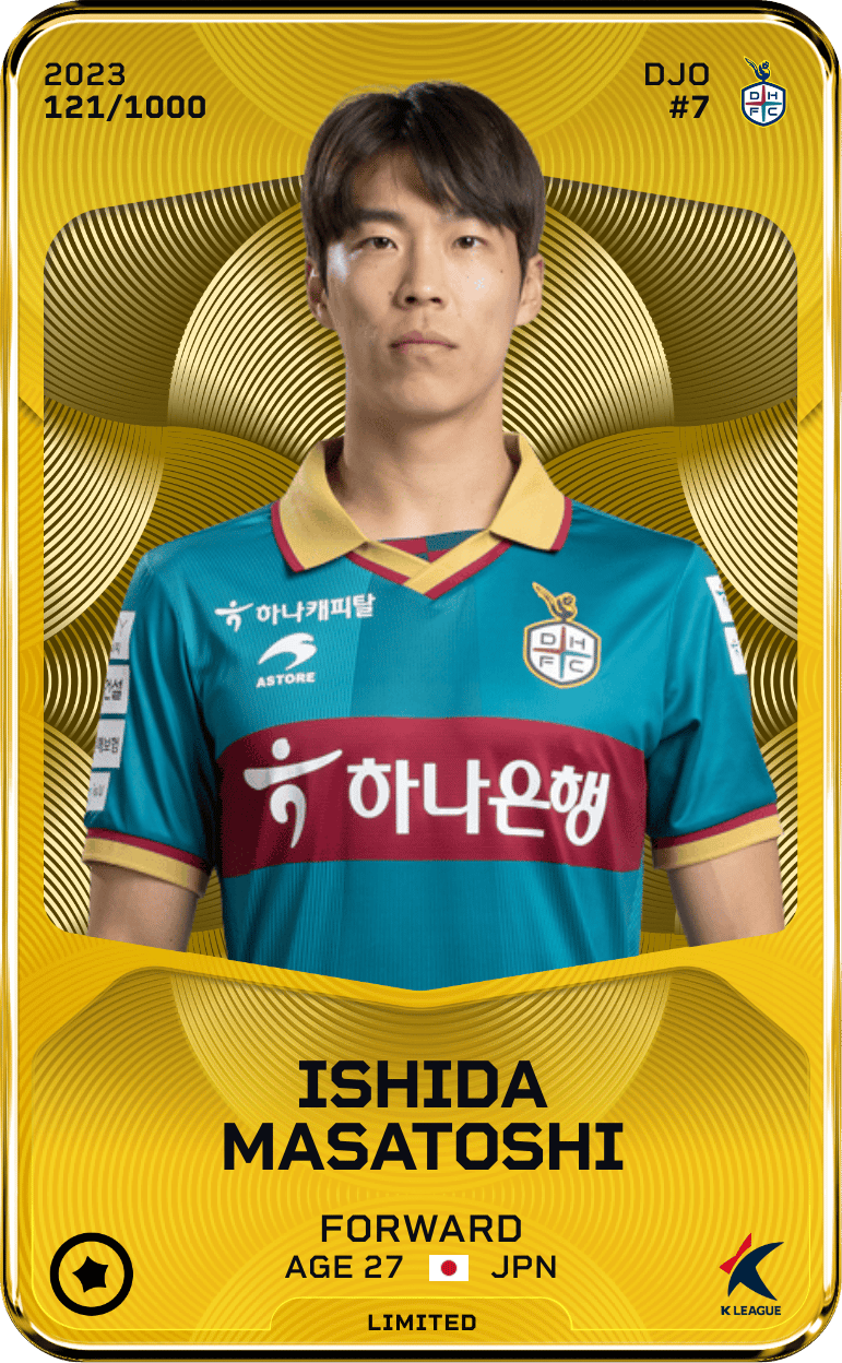Ishida MASATOSHI 2023-24 • Limited 121/1000