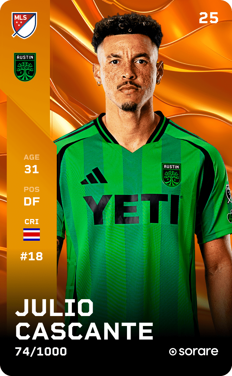 Julio Cascante 2025-26 • Limited 74/1000