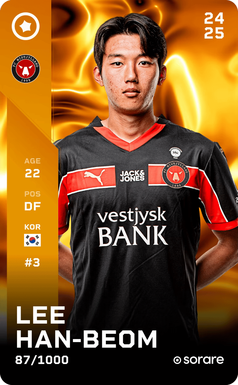 Lee Han-Bum 2024-25 • Limited 87/1000