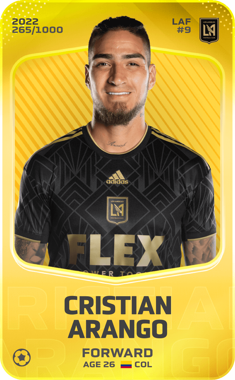 Cristian Arango 2022-23 • Limited 265/1000