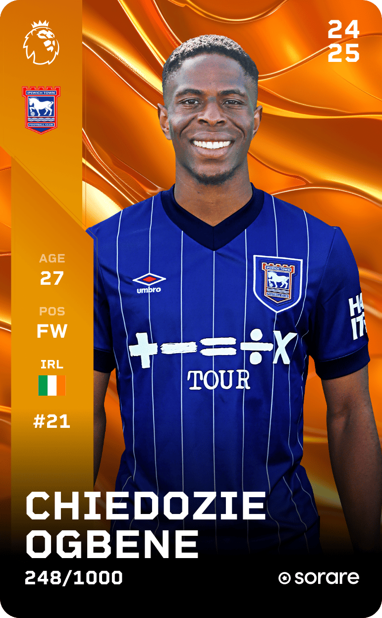 Chiedozie Ogbene 2024-25 • Limited 248/1000