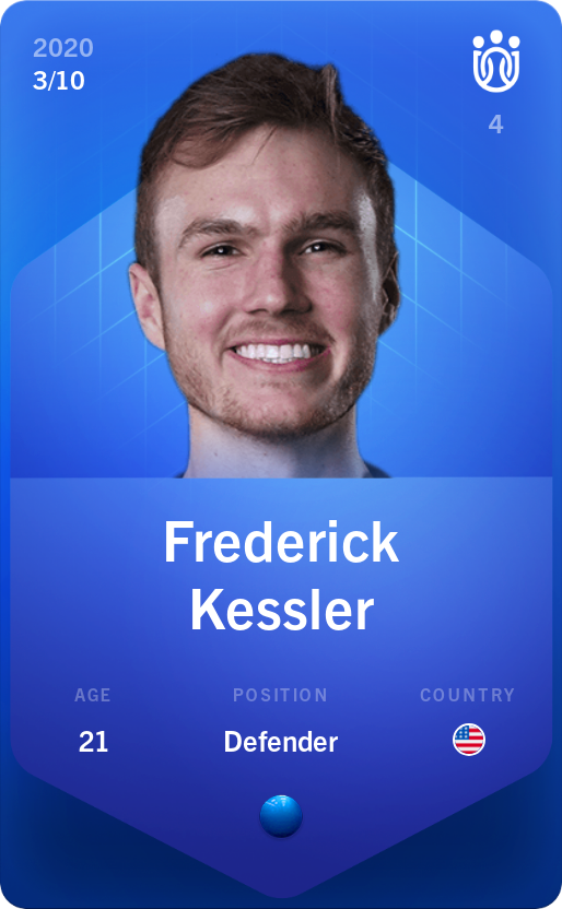 Sorare - Sorare Official - Frederick Kessler 2020-21 • Super Rare 3/10 - NFT # 7568526920379782654199349510749236454997527732435875199212303053655677775760