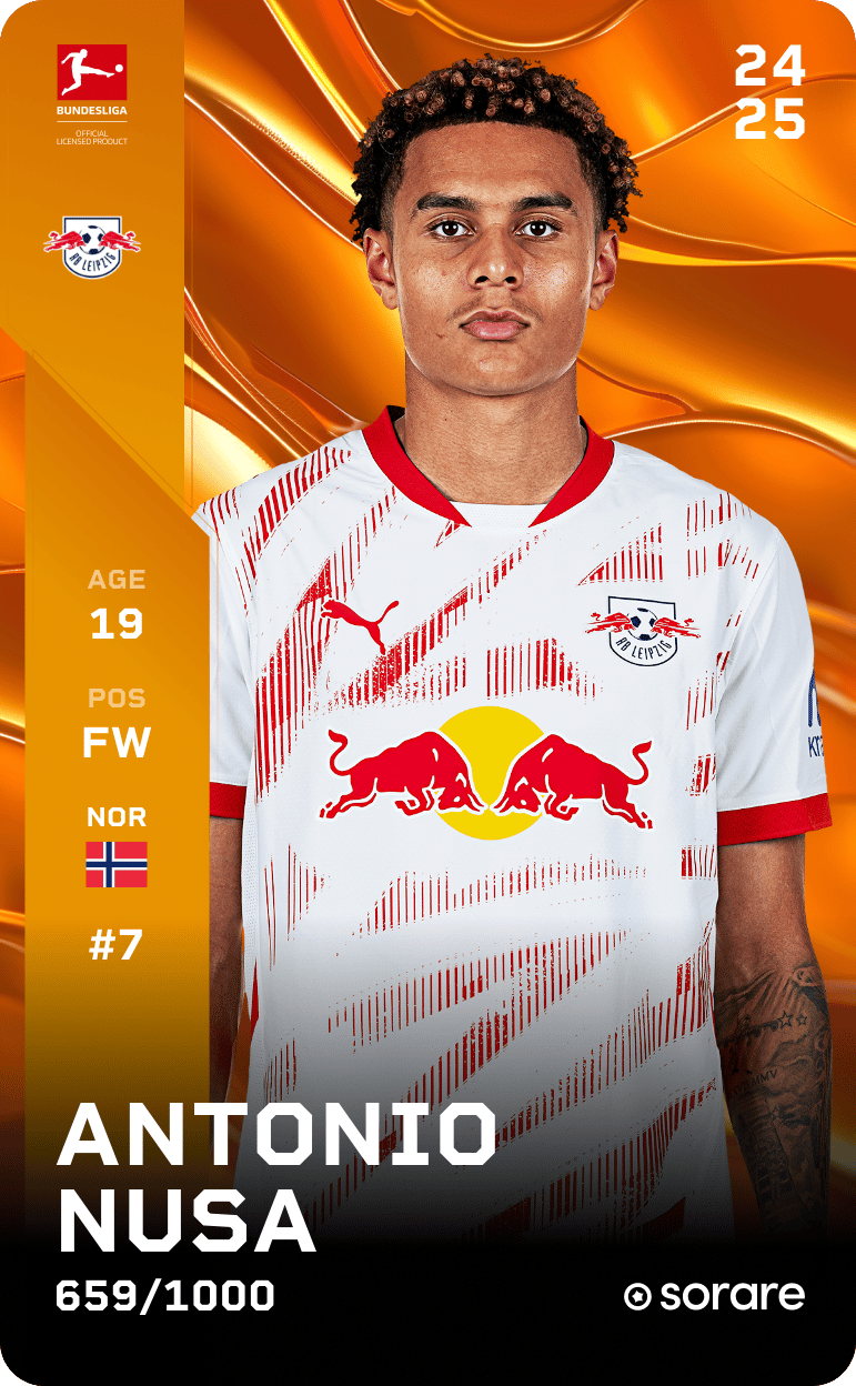 Antonio Nusa 2024-25 • Limited 659/1000