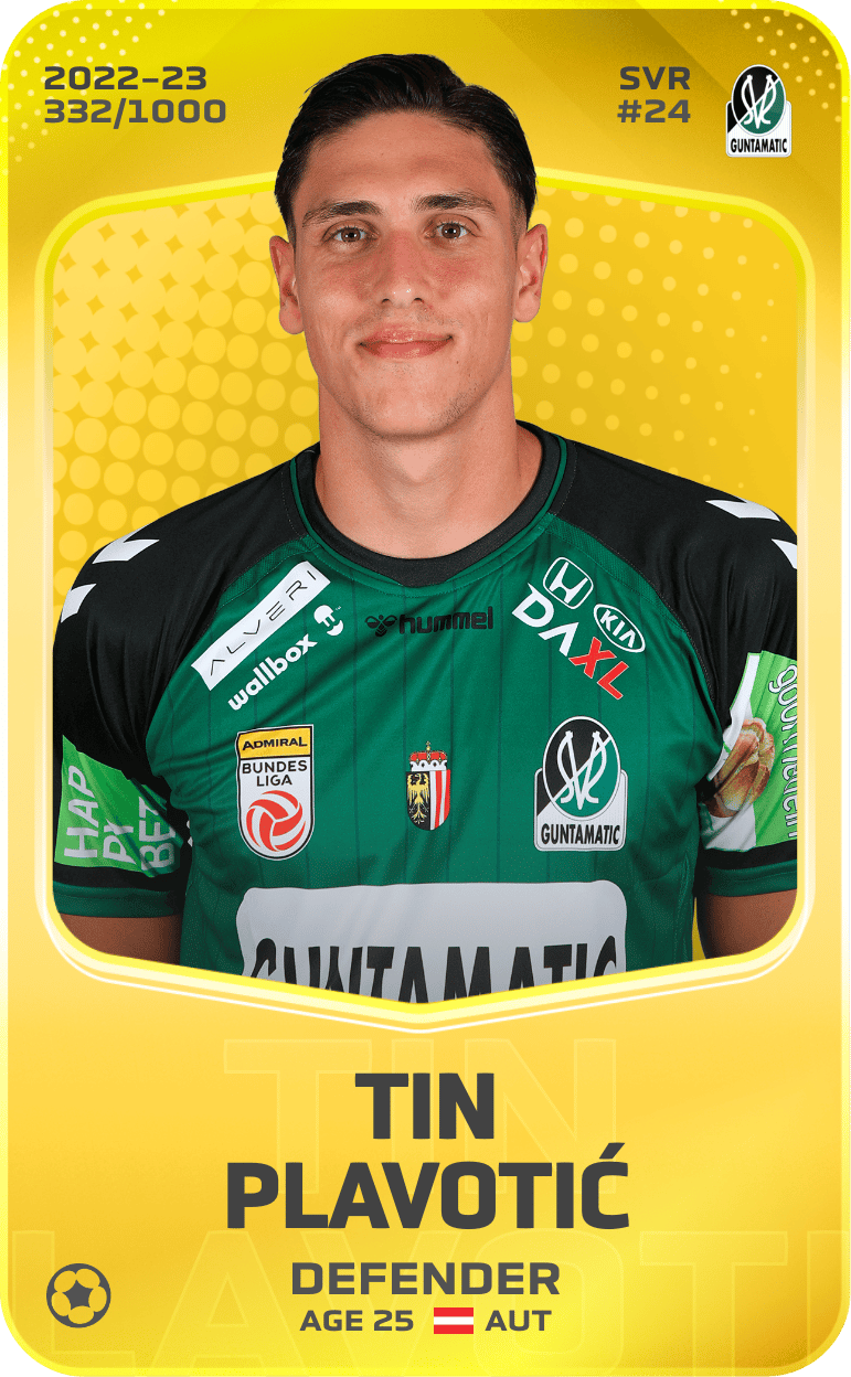 Tin Plavotić 2022-23 • Limited 332/1000