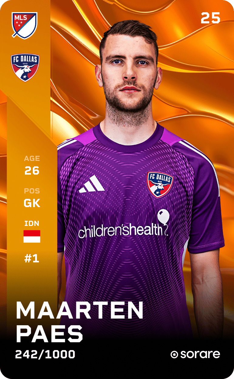 Maarten Paes 2025-26 • Limited 242/1000