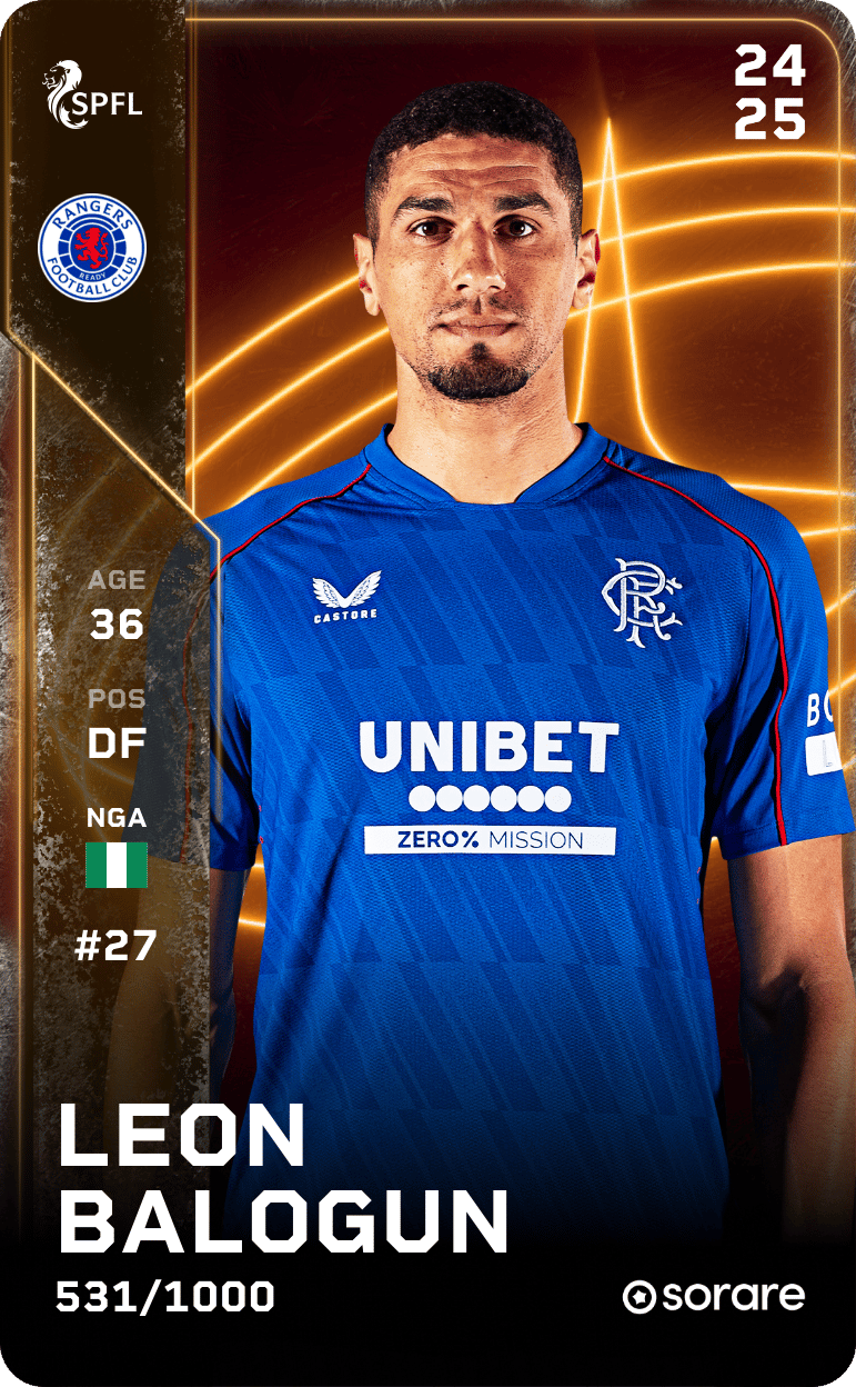Leon Balogun 2024-25 • Limited 531/1000