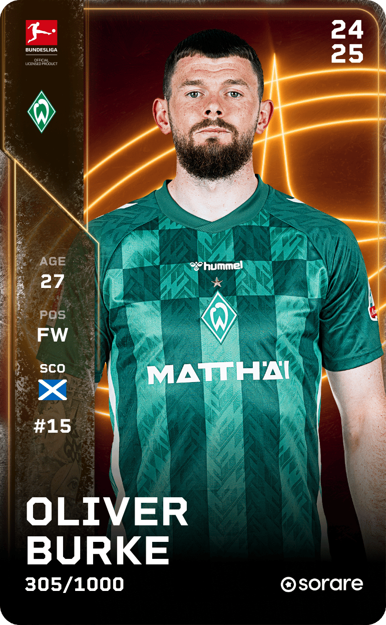 Oliver Burke 2024-25 • Limited 305/1000