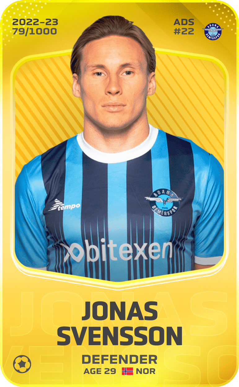 Jonas Svensson 2022-23 • Limited 79/1000