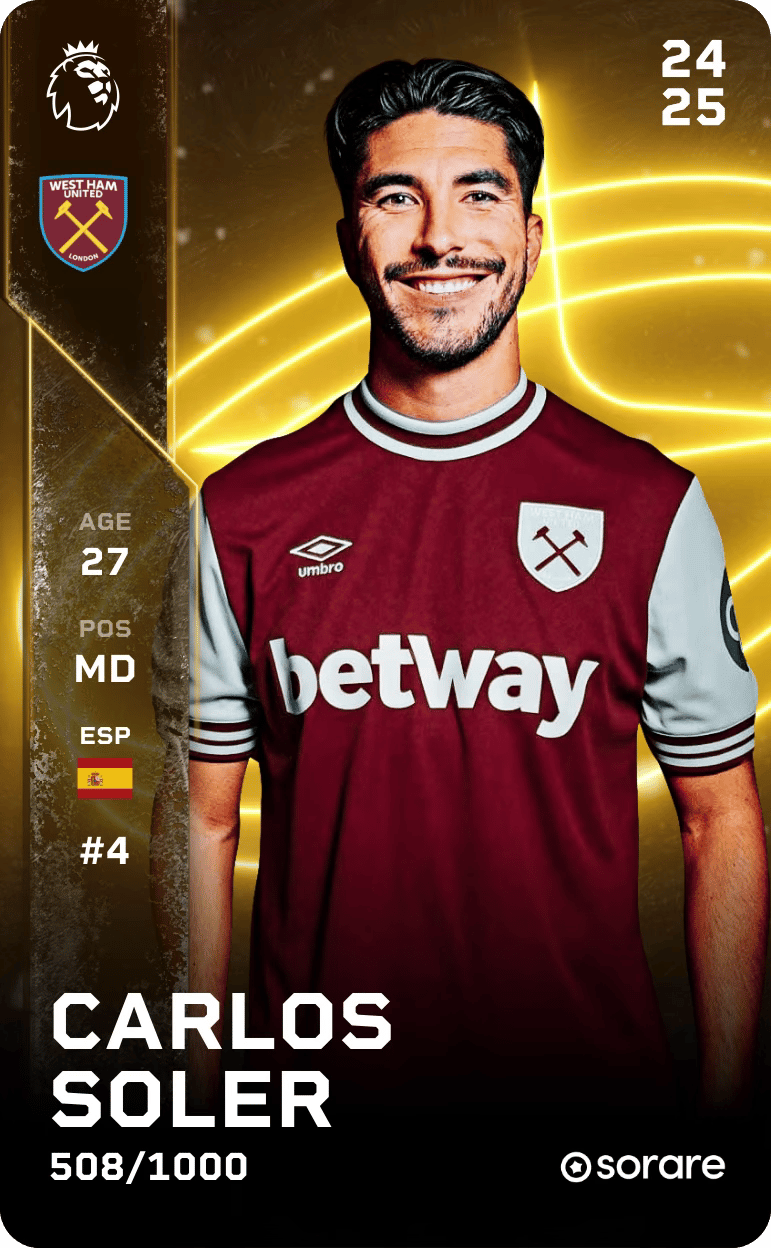 Carlos Soler 2024-25 • Limited 508/1000