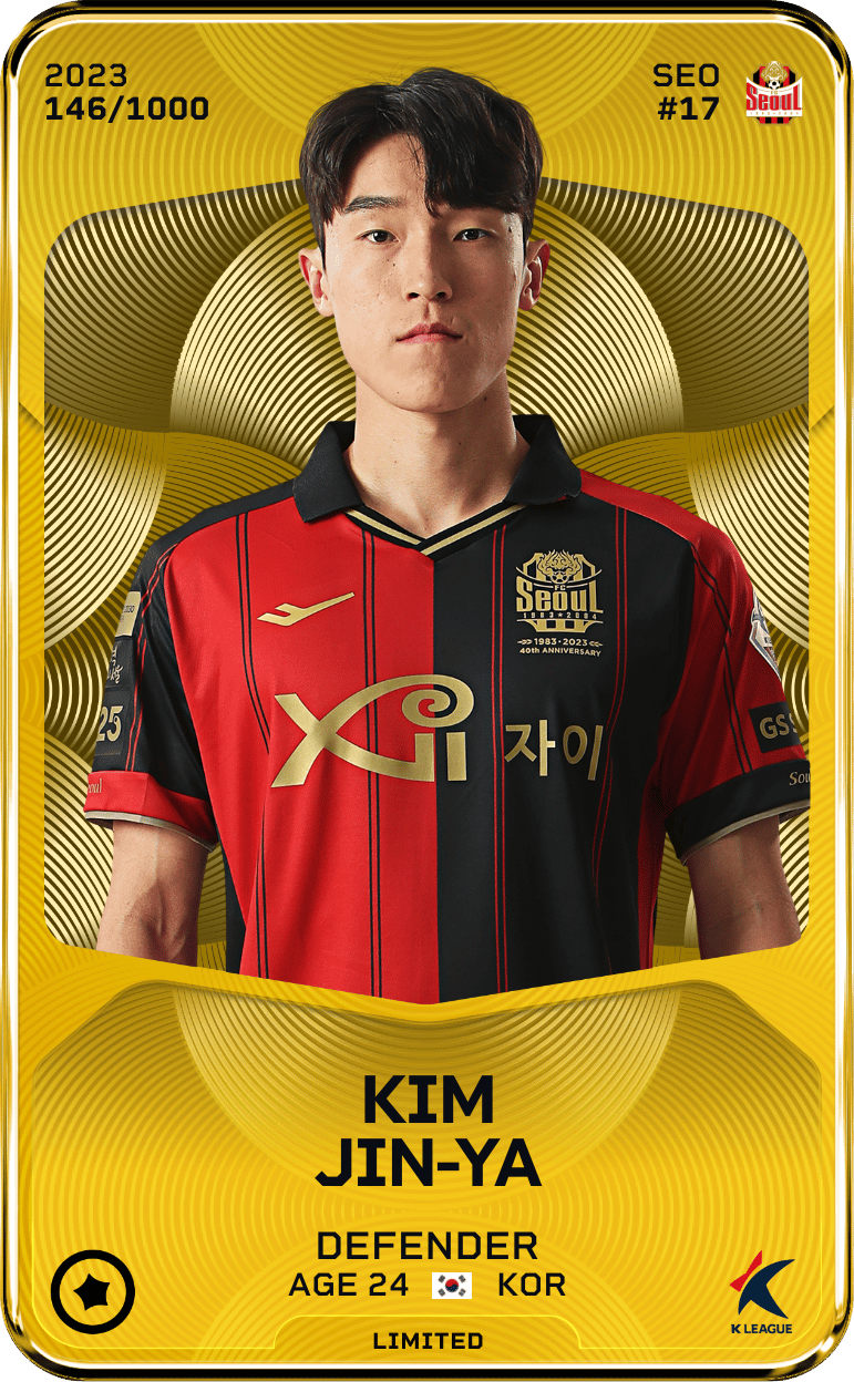 Kim Jin-Ya 2023-24 • Limited 146/1000