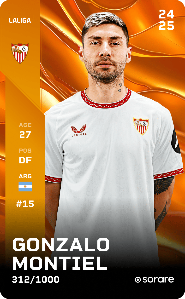 Gonzalo Montiel 2024-25 • Limited 312/1000