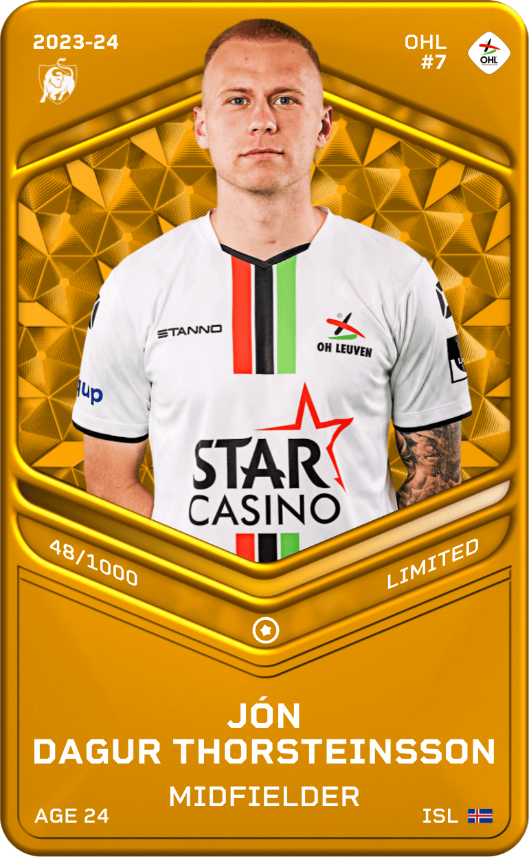 Jón Dagur Thorsteinsson 2023-24 • Limited 48/1000