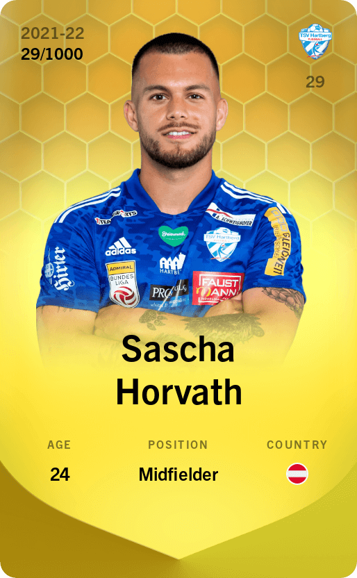 Sascha Horvath 2021-22 • Limited 29/1000