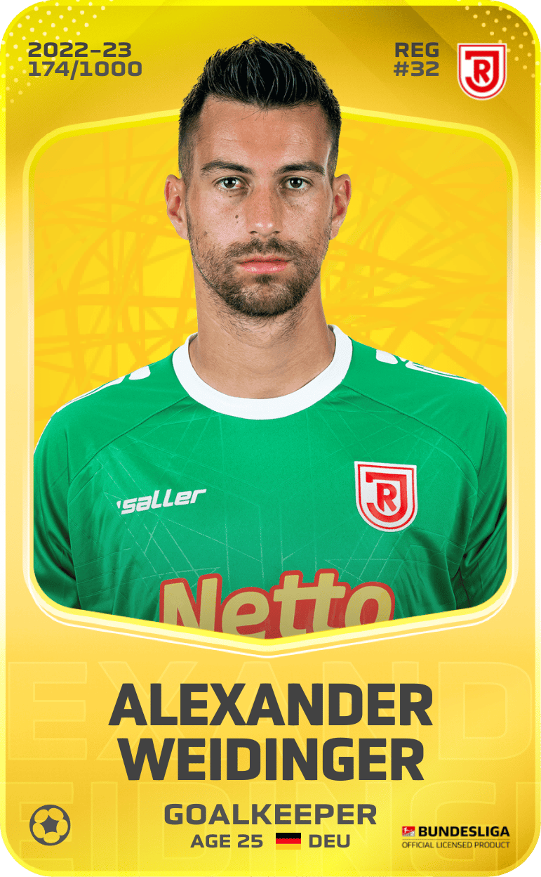 Alexander Weidinger 2022-23 • Limited 174/1000