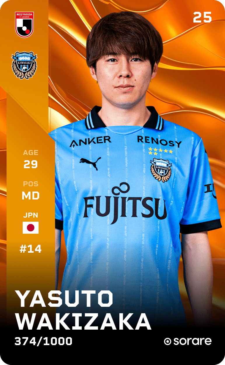 Yasuto Wakizaka 2025-26 • Limited 374/1000