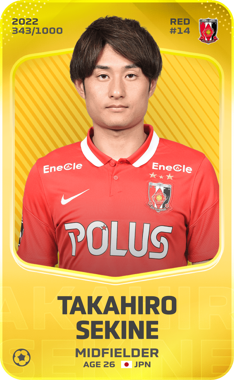 Takahiro Sekine 2022-23 • Limited 343/1000