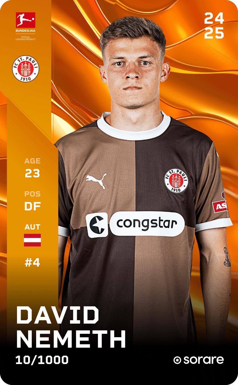 David Nemeth 2024-25 • Limited 10/1000