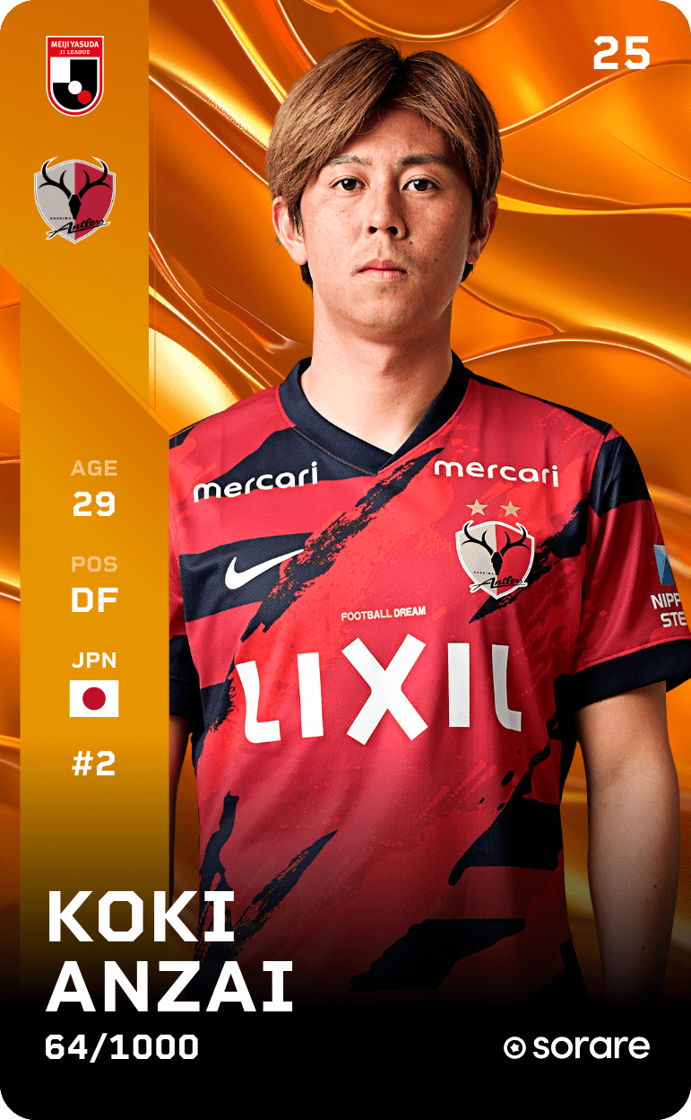 Koki Anzai 2025-26 • Limited 64/1000