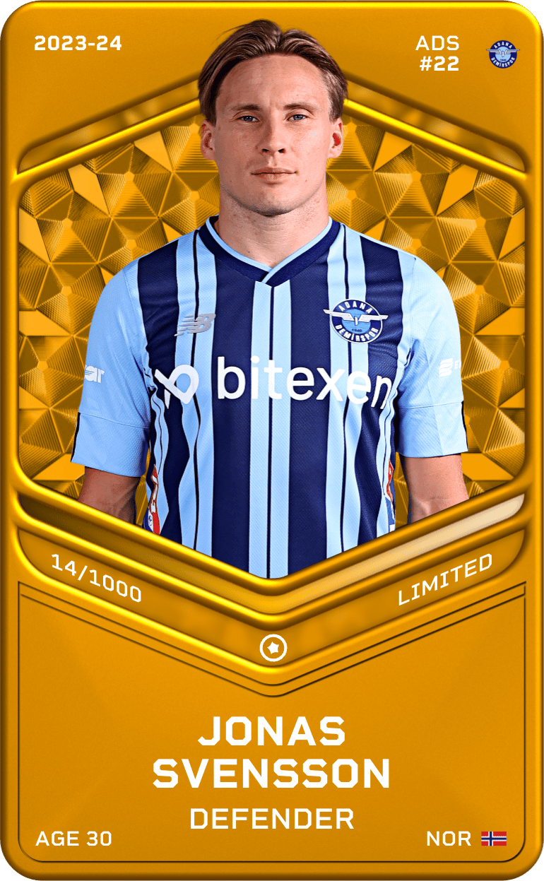 Jonas Svensson 2023-24 • Limited 14/1000