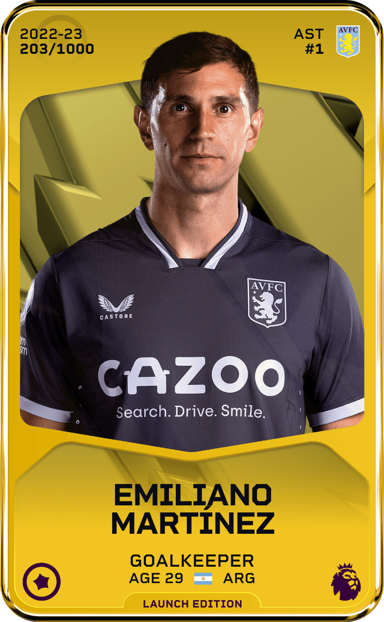 Emiliano Martínez 2022-23 • Limited 203/1000