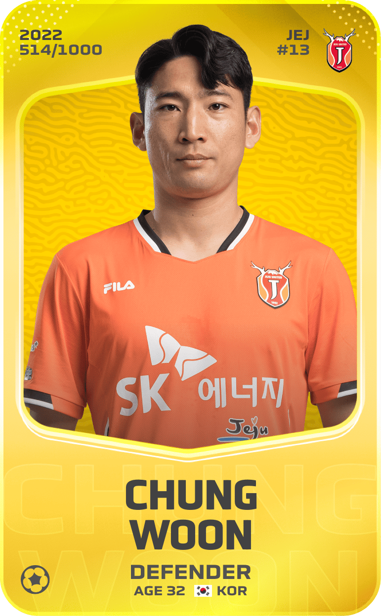 Chung Woon 2022-23 • Limited 514/1000
