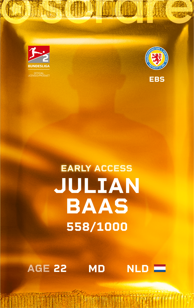 Julian Baas 2024-25 • Limited 558/1000