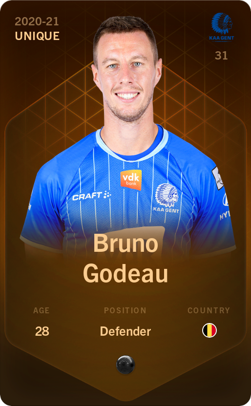 Sorare - Sorare Official - Bruno Godeau 2020-21 • Unique - NFT # 71279165465533022004240845186560493687623118671927122651478364316927375172460