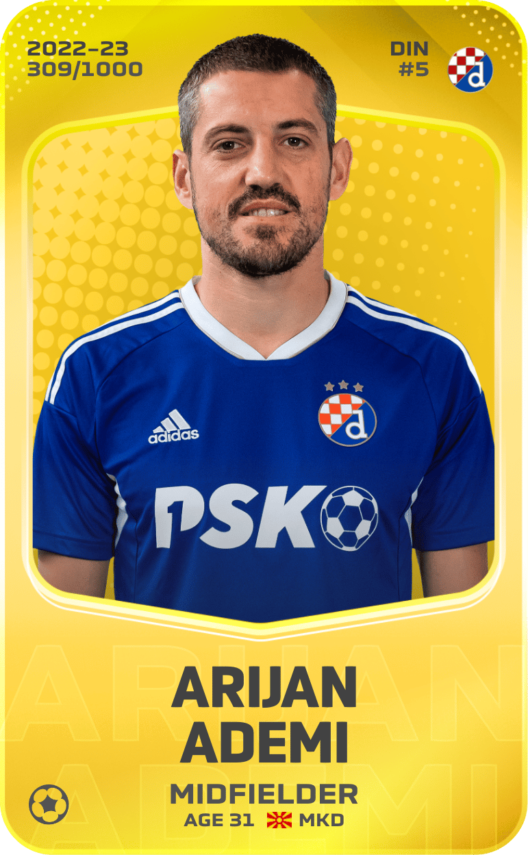 Arijan Ademi 2022-23 • Limited 309/1000