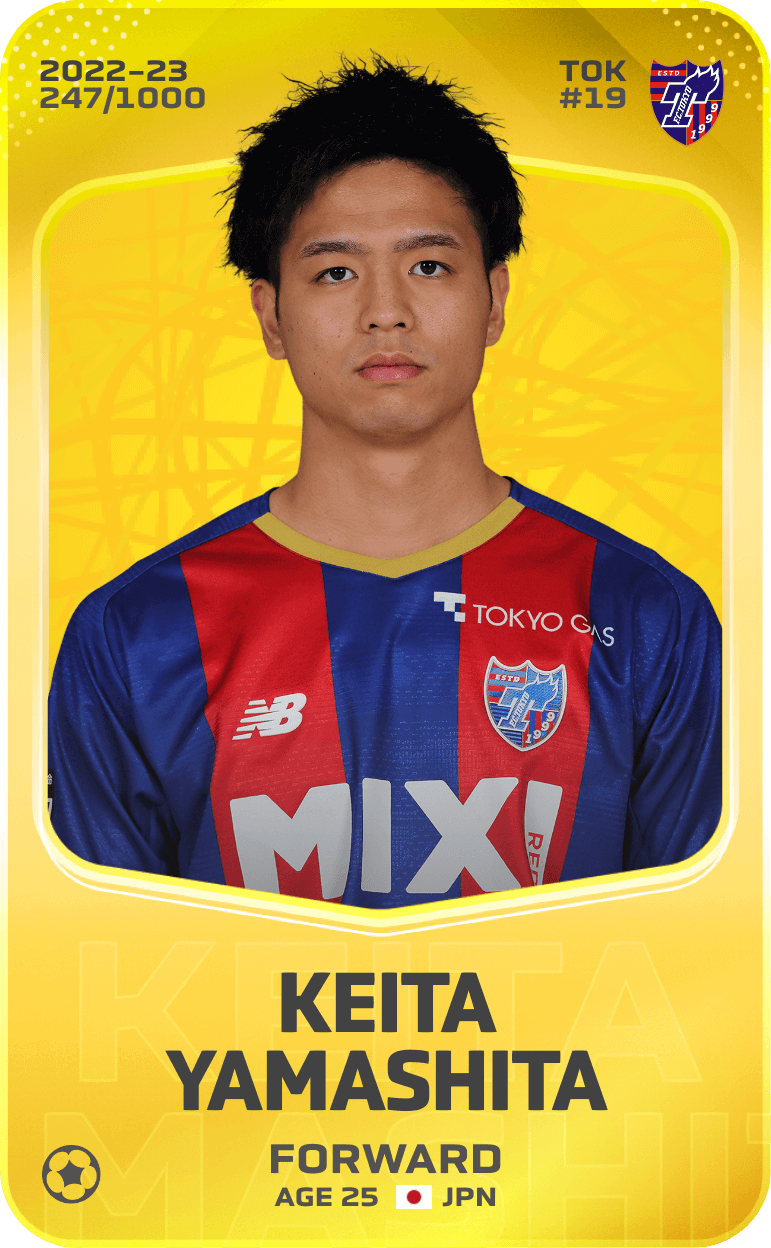 Keita Yamashita 2022-23 • Limited 247/1000