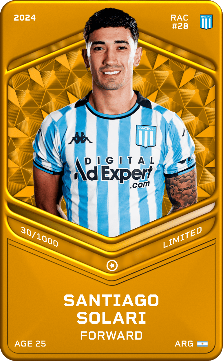 Santiago Solari 2024-25 • Limited 30/1000