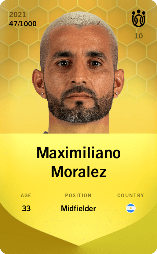 Maximiliano Moralez 2021-22 • Limited 47/1000