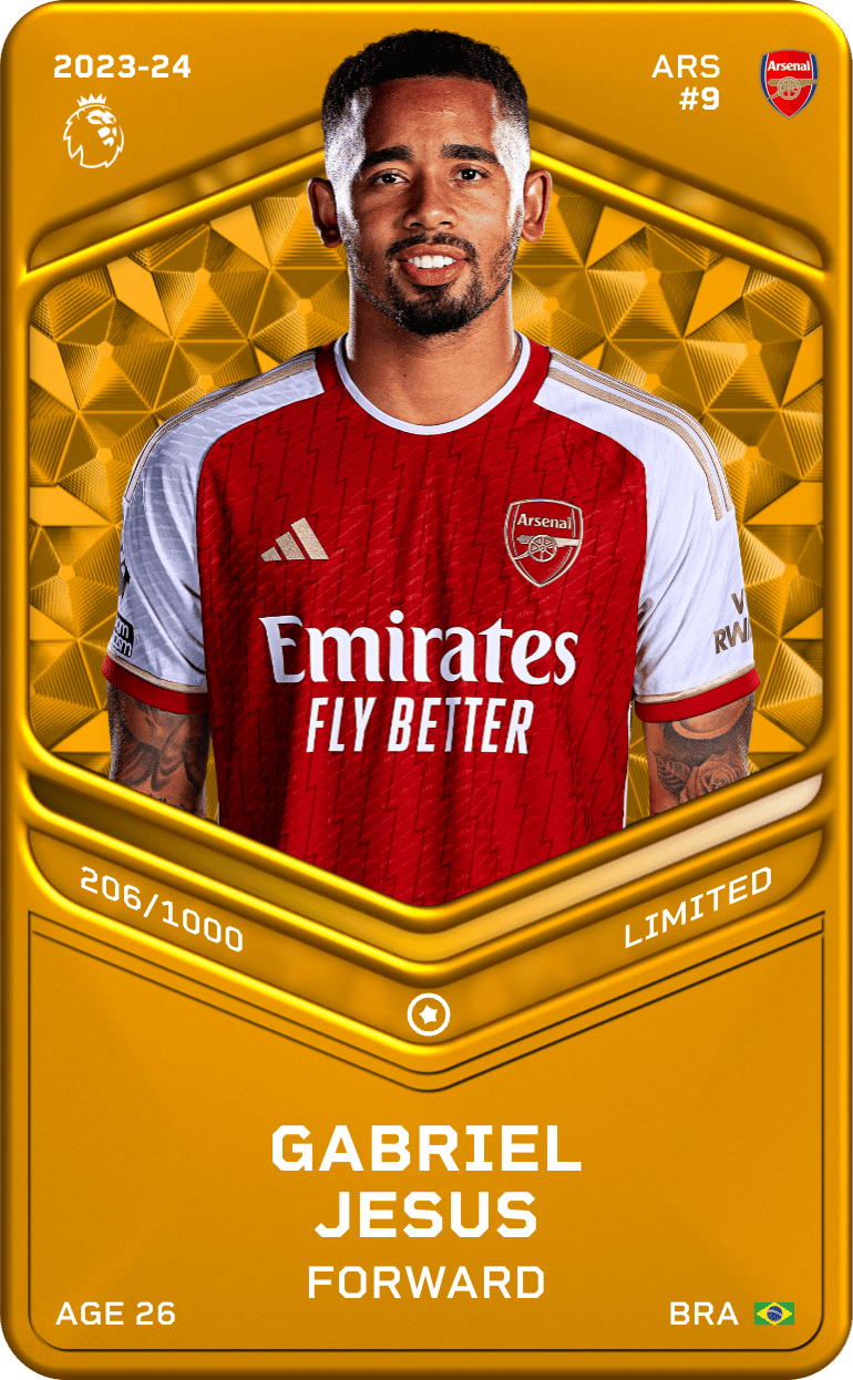 Gabriel Jesus 2023-24 • Limited 206/1000
