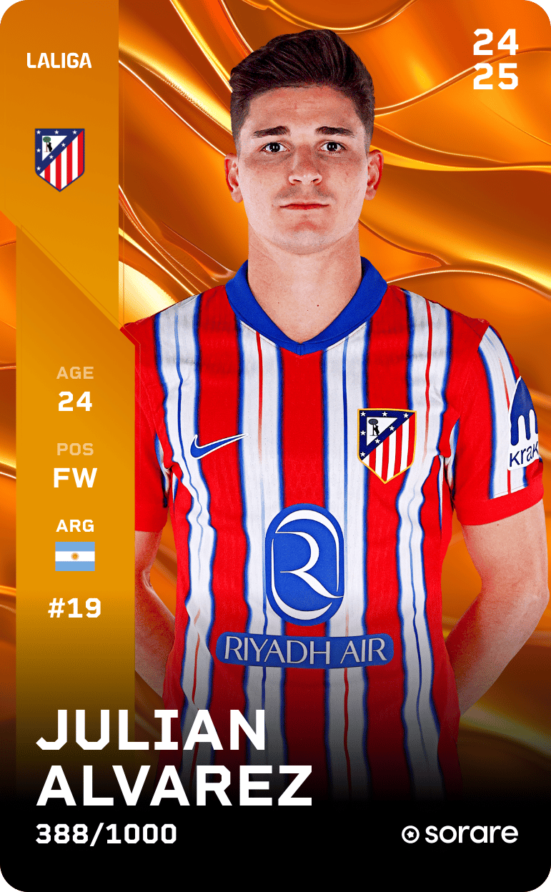 Julián Álvarez 2024-25 • Limited 388/1000