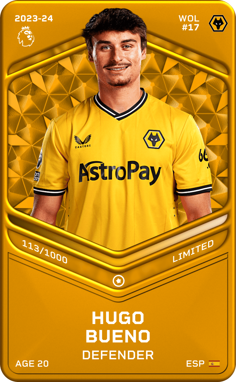 Hugo Bueno 2023-24 • Limited 113/1000