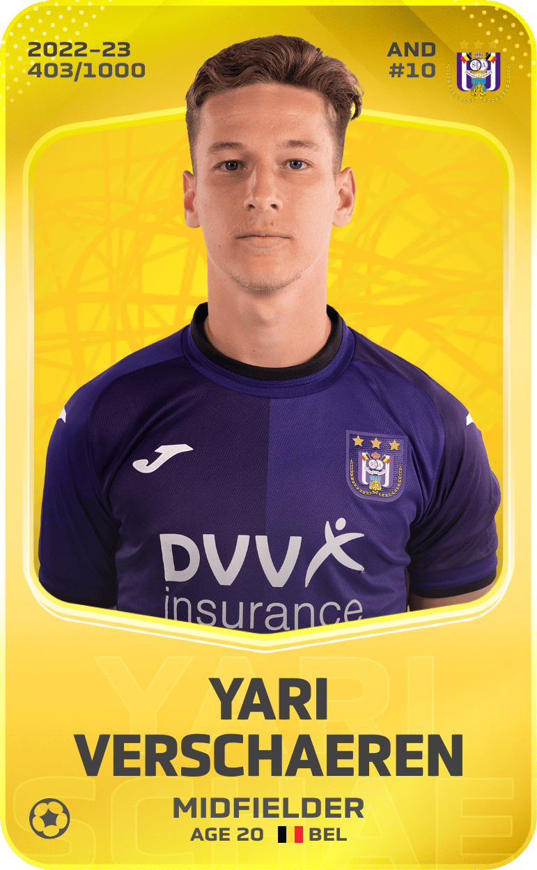 Yari Verschaeren 2022-23 • Limited 403/1000