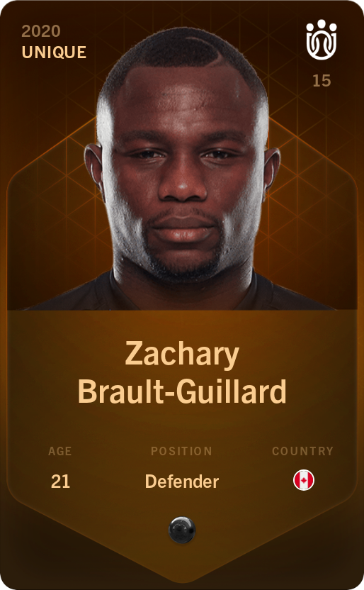 Sorare - Sorare Official - Zachary Brault-Guillard 2020-21 • Unique - NFT # 44447669305102248842140002092122210730103461795113870201248378038335478525559
