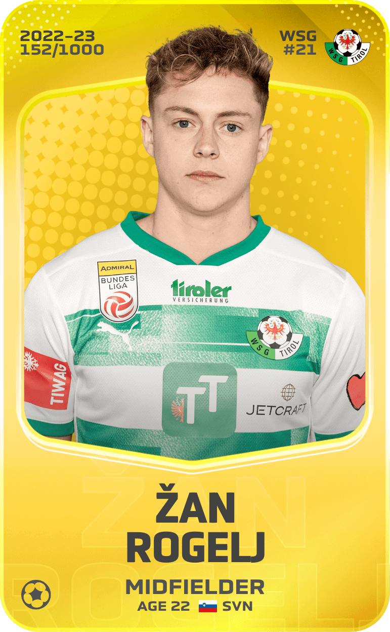 Žan Rogelj 2022-23 • Limited 152/1000