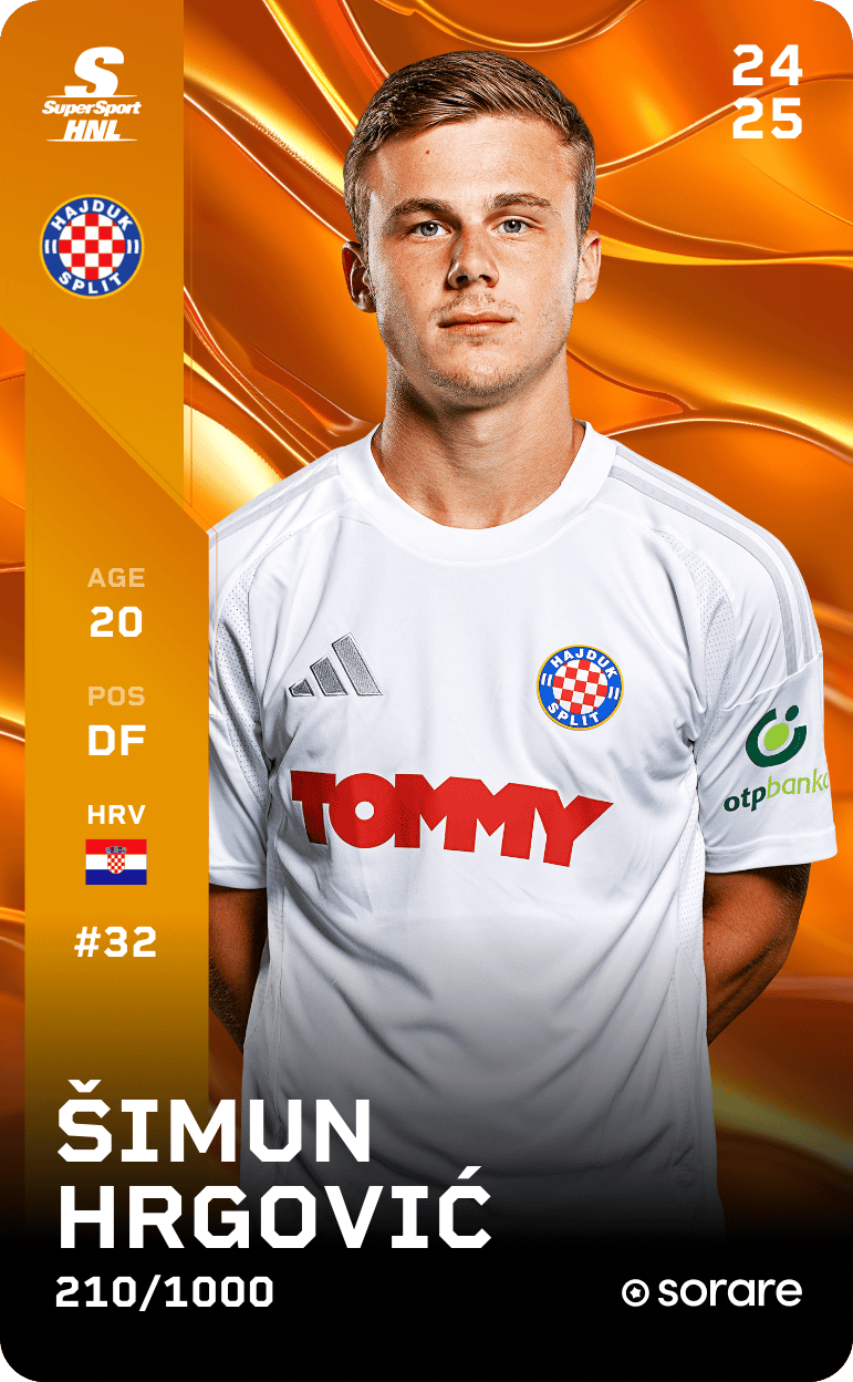 Šimun Hrgović 2024-25 • Limited 210/1000